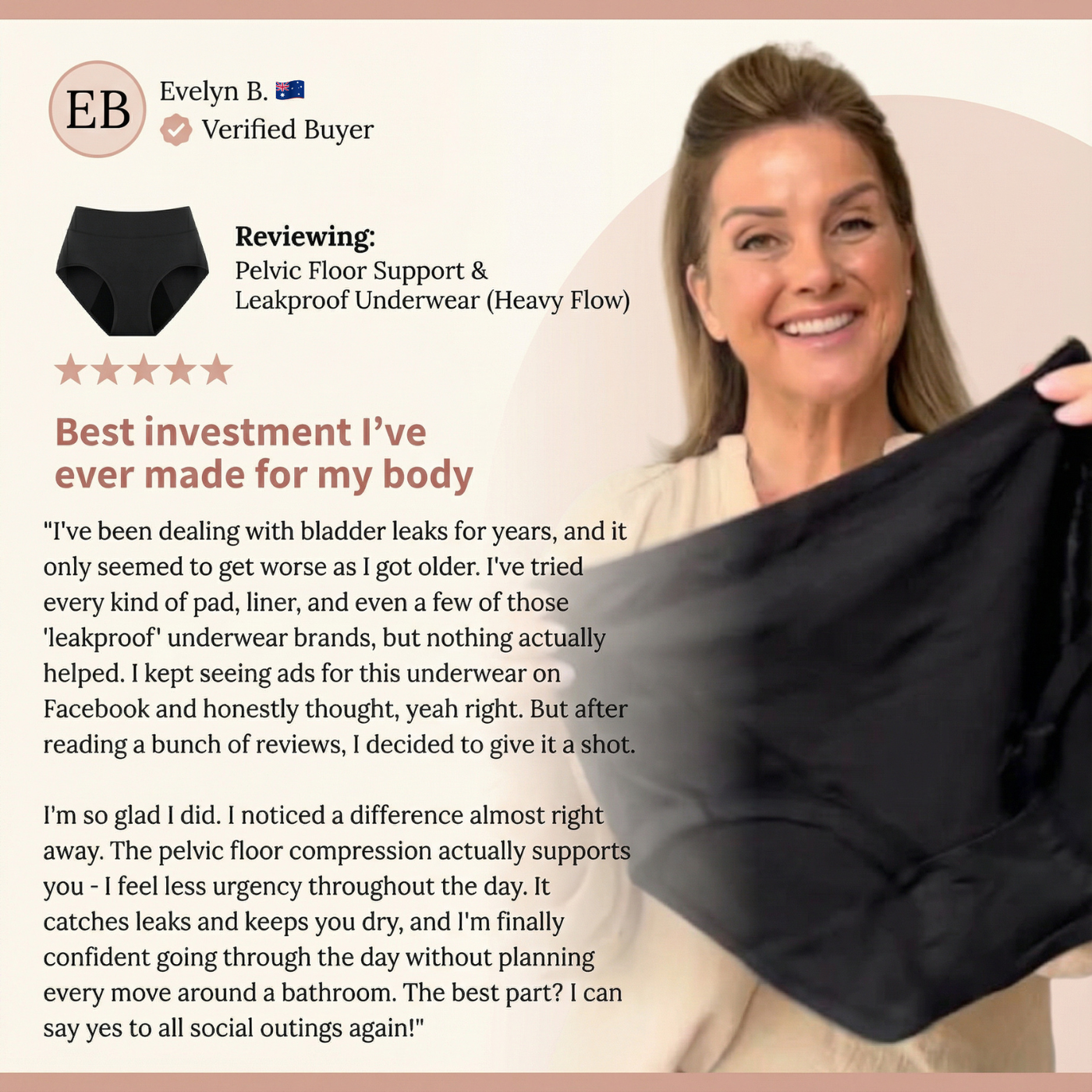 Clara's Leakproof Underwear (5-Pack)